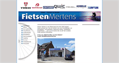 Desktop Screenshot of fietsenmertens.be