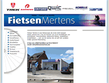 Tablet Screenshot of fietsenmertens.be